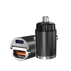 宏晉 迷你45W車用充電器 汽車車充 Type-C USB-A 車充 雙Type-C 快充 手機充電 雙USB接口, 45W車用充電器TYPE-C+USB-A, C1245-2C、C1245-AC