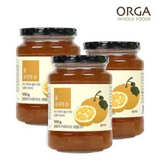 [올가] ORGA 꿀 유자차 수(550g) x 3병, 550g, 1개, 상세설명 참조
