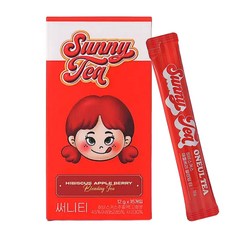 오늘의티 써니티 프리미엄 히비스커스애플 블렌딩 차스틱, 12g, 1박스, 15개입