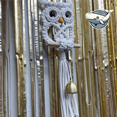 마크라메DIY 재료 합금 미니종 아기 부엉이+커머스커낵트Shop, 빠른배송