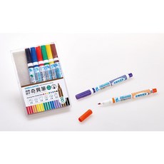 雄獅 NO.608 酒精細字奇異筆8色組，色彩鮮明快乾不暈染，適用多種材質, 1個