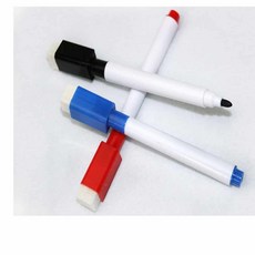 위블리 자석 화이트보드 마커, 자석 화이트보드마커+지우개(블루)