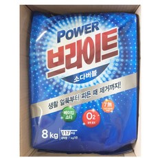 무궁화 브라이트 파워 소다버블 가루세제 8kg, 1개