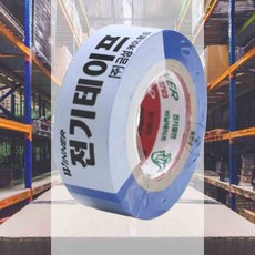 전기 테이프 청색19mmx10m 부착용 수리작업 지속력 보수용 고정용 쉬운제거, 1