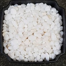 欣榮園藝資 特白鵝卵石 白玉石 鋪面石 園藝造景, 【5分】20-30mm,1kg