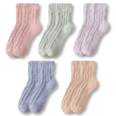 털빠짐없는 도톰 무압박 남녀공용 수면양말 5P