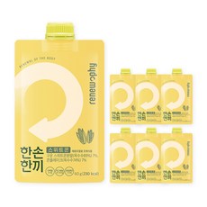 한손한끼 단백질 쉐이크 파우치 프로틴 식사대용, 60g, 7개