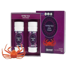 정품 에이펙셀 키토산 120캡슐 2병 콜레스테롤 개선, 2개, 120정