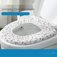 가정용 호텔용 일회용 변기커버 휴대용 방수 패드, 4. 2중 두꺼운 50개