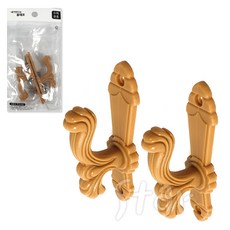 커튼 후사고리 2p 커텐 걸이 행거 인테리어, 단품