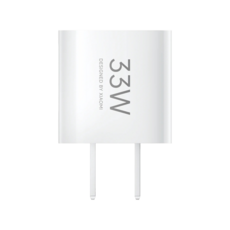 XIAOMI 33W快速充電器 輕巧便攜 安全可靠 適用多種設備, 白色, 1個, 32.2mm