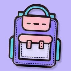 지퍼 포장 비닐 봉투 소형 백팩 디자인 비닐팩
