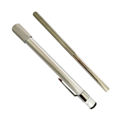 筆式便攜雙頭磨刀器, 7026-4銀筆管單頭魚鉤銼*400