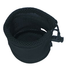 블랙 나일론 메쉬 백 여행 용품 자루 드로스트링 백 야외 냄비 보관 가방 캠핑 식기 정리함 보관 파우치, Small