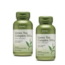GNC 허벌 플러스 녹차 콤플렉스 500mg, 100정, 2개