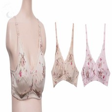 Lunamay 통기성좋은소재 면패드 노와이어 B컵 수유브라