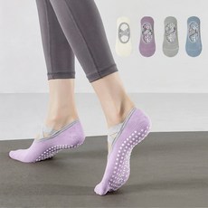 필라테스양말 미끄럼 통기 방지 요가양말 4종세트