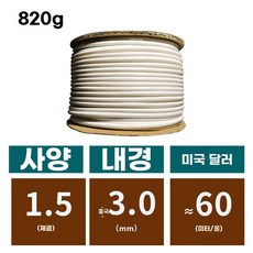 튜브넘버링기 열수축 튜브 인쇄기 파이프라인 소모품 프린터 라벨기, L. B등급 흰색 1.5m
