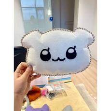 겨울방학 체험학습 DIY DIY쿠션만들기, 노란색 강아지 리버