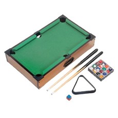 HAIMINGJUN 나무로 되는 당구대 세트 테이블 당구 스누커 분필 실내 게임 장난감 주니어, 35cm, 나무, 나무