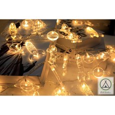 【萩凹豆】太空人燈條, 1件, 6公尺, 40顆燈太空人燈條,電池款