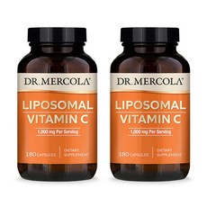 DR. MERCOLA 脂質體維他命C膠囊 1000mg, 180顆, 2罐