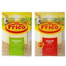 FRICO 프리코 슬라이스치즈 고다150g+에담150g, 300g, 2세트