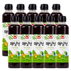 사조 해표 매실청 650g, 10개