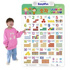 이지앤판 유아포스터 아기벽보, 사운드포스터, 숫자