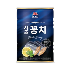 사조 꽁치 통조림, 300g, 8개