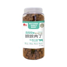 Ms.pet 寵物小姐 咬咬肉丁 500g 大容量 機能狗零食, 牛肉口味, 1罐