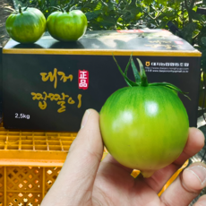[대저농협인증] SNS인기폭발 짠단짠단 정품 짭짤이토마토, 1박스, 2.5kg(특품)