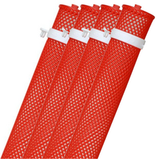 Tabata 高爾夫球桿保護桿軸保護套 AP248 4 件套, 紅色