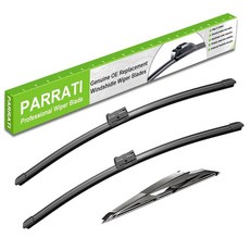 PARRATI® ML350 2012-2015/GLE350 2016-2017인치+58.4cm(23인치) 전면 및 30.5cm(12인치) 후면 OEM 교체 와이퍼 블레이드 조