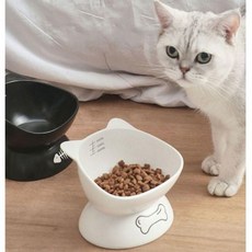 고양이 강아지 캐주얼 밥그릇 식기 애견용품 물그릇 ksg+2769ZI, 블랙, 본상품선택