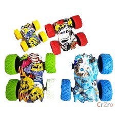 재미존 파워 텀블링카 미니 RC카 무선 조종 자동차 장난감 묘기 회전 1개입