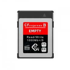pcie cy 메모리 호환 어댑터 카메라 카드 64gb cfexpress raw type-b cfe cfb 확장과 8k, 비어 있음, 1GB