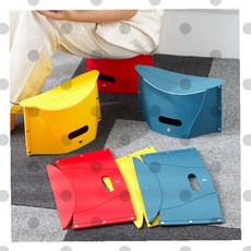 접이식 의자 야외 캠핑 낚시 휴대용 간편 이동 접이, 옐로우, 1개