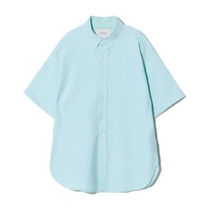 매장정품 브이투 VTWO 오버사이즈 옥스포드 하프 셔츠_민트 7309264 176987