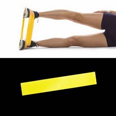 탄성밴드 필라테스밴드 스트레칭밴드 노랑 0.7mm