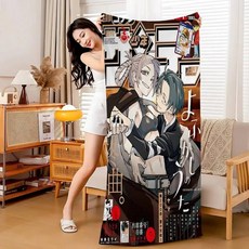 애니메이션 비치 수영 타월 흡 수건 선물 여행 캠핑 체육관, 1개, E. z3