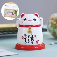 이쑤시개통 고양이 일본 분위기 귀여운 동물 장식, B