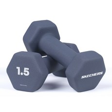 스케쳐스 와이드핏 육각 아령 덤벨, 1.5kg, 1세트