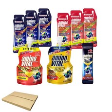 아미노 바이탈 풀 마라톤용 보급식 세트 에너지 보급 사프리 젤 5종 9점