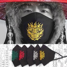 경복궁 수문장 마스크 빨아쓰는 국내산 필터교체형 면마스크, 초록색, 1개, 1개입