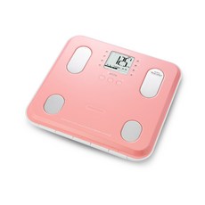 TANITA九合一體組成計BC-565-台灣公司貨，精準測量體脂，掌握健康變化，輕巧易收納, 粉, 1個