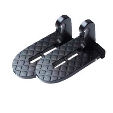 자동 접이식 자동차 루프랙 도어 스텝 다기능 래치 훅 풋 페달 알루미늄, 1개