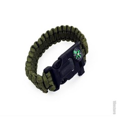 일상발견 생존팔찌 등산악세사리 생존용품 야외생존도구 파라코드생존, 검정색