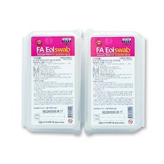FA 에프에이 멸균 이올스왑(벌크형) 25매x4팩(100매) 소독 알콜솜, 1개