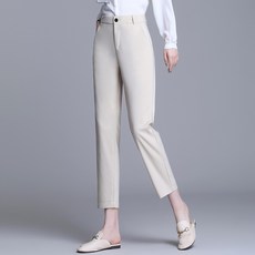 COSYEVNO 여성 정장바지 겨울 캐주얼 일자핏 날씬해 보이는 통근 스키니 BCXmndq-1